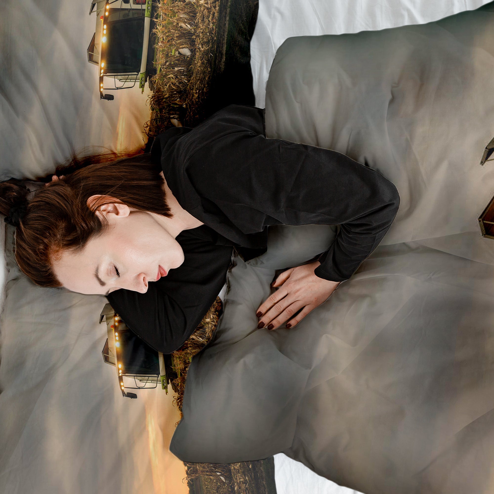 Couverture thérapeutique Ensemble de literie Marron Dreschmaschine