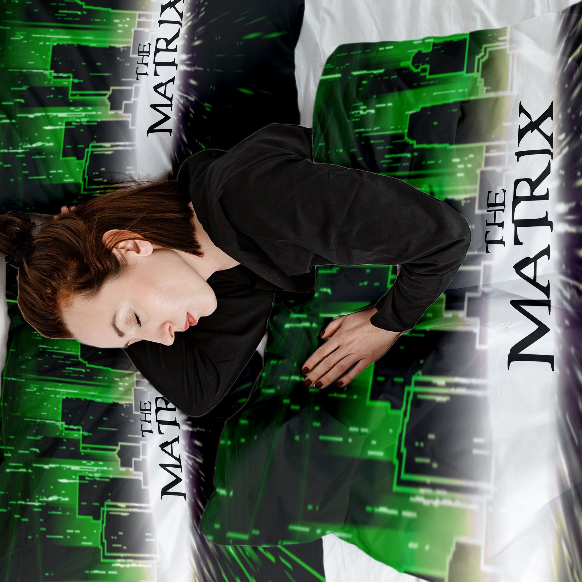 Couverture Thérapeutique Originale TD - Ensemble de Literie en Coton Ville The Matrix