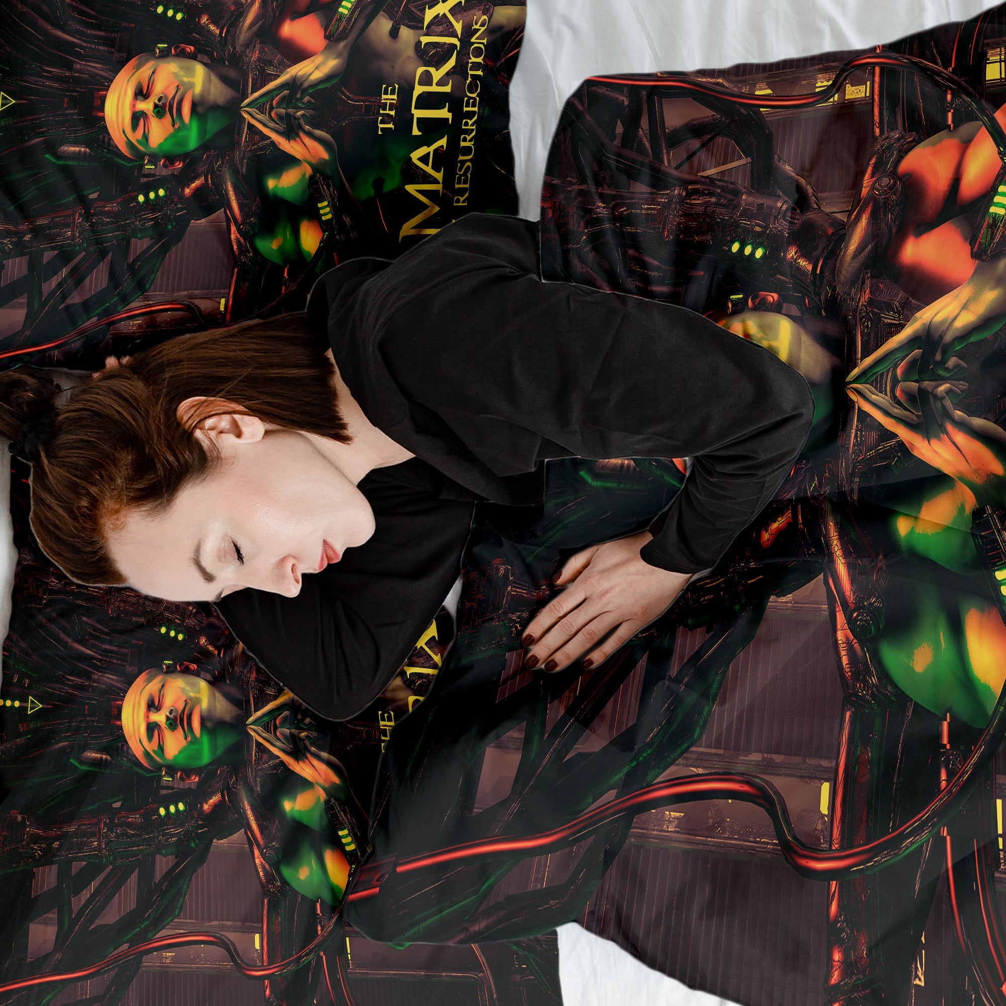 Ensemble de literie couverture thérapeutique marron Matrix