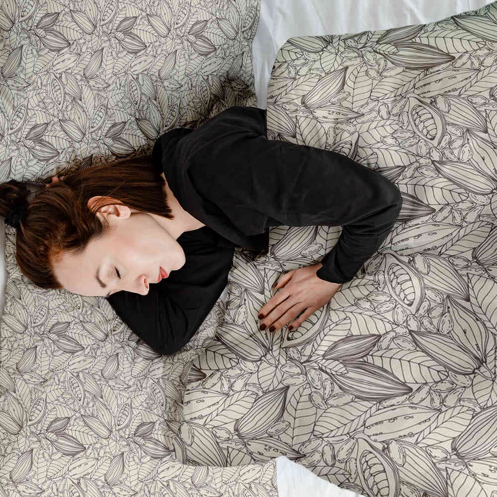 Original Therapiedecke - Ensemble de literie en coton cacaoyer
