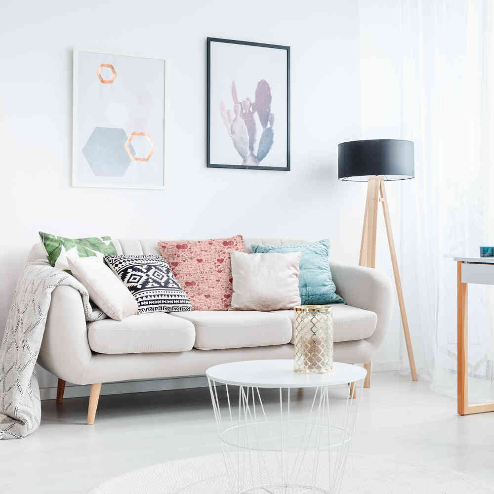 Coussin de santé rose Je t'aime
