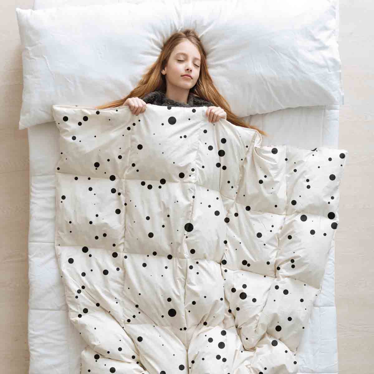Original Therapiedecke - Ensemble de literie en coton Pünktchen et Anton