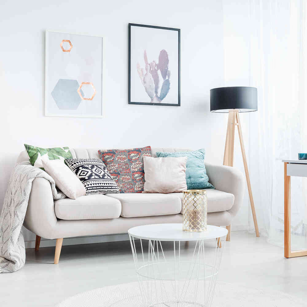 Coussin de santé rouge avec bande dessinée