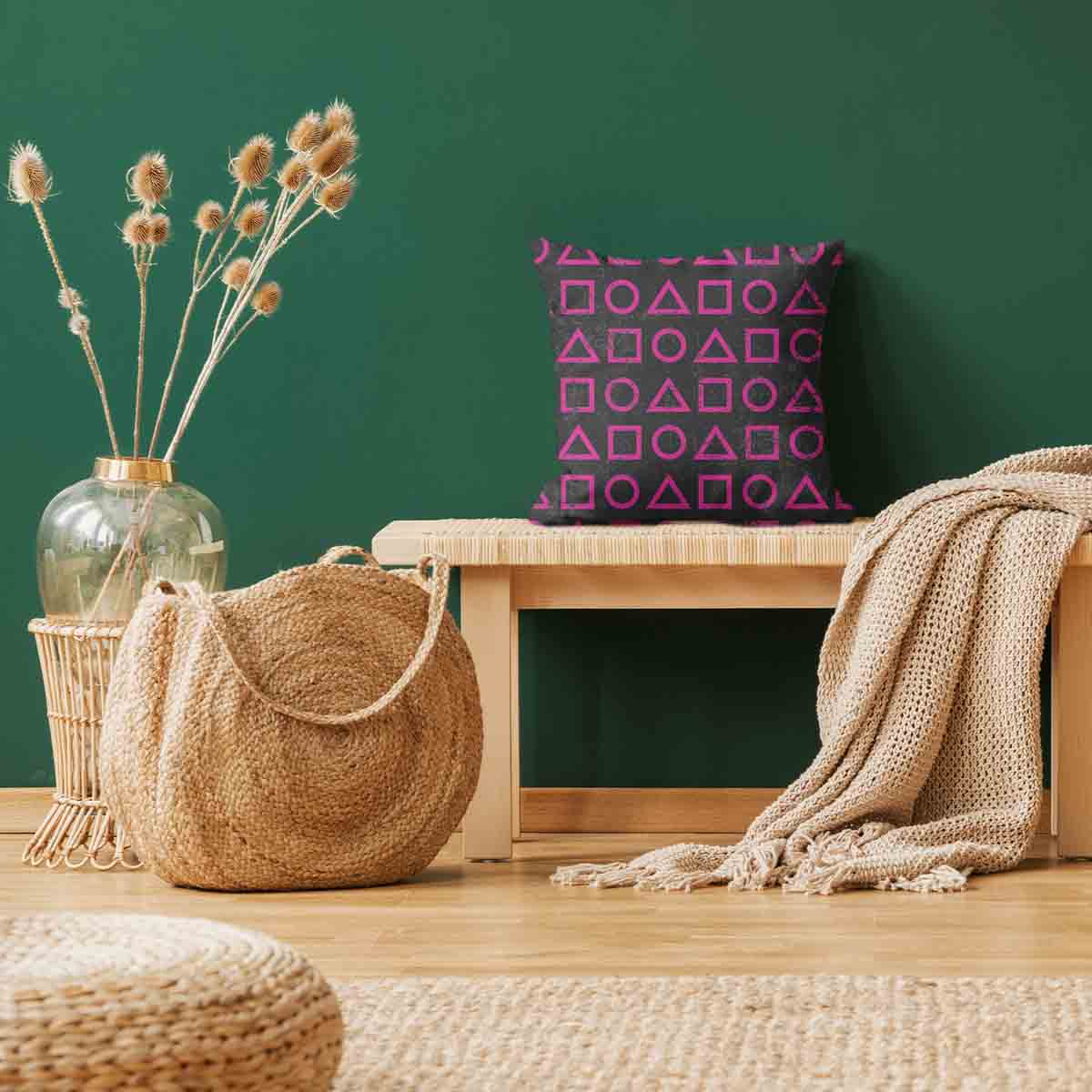 Coussin de santé rose formes Dalgona