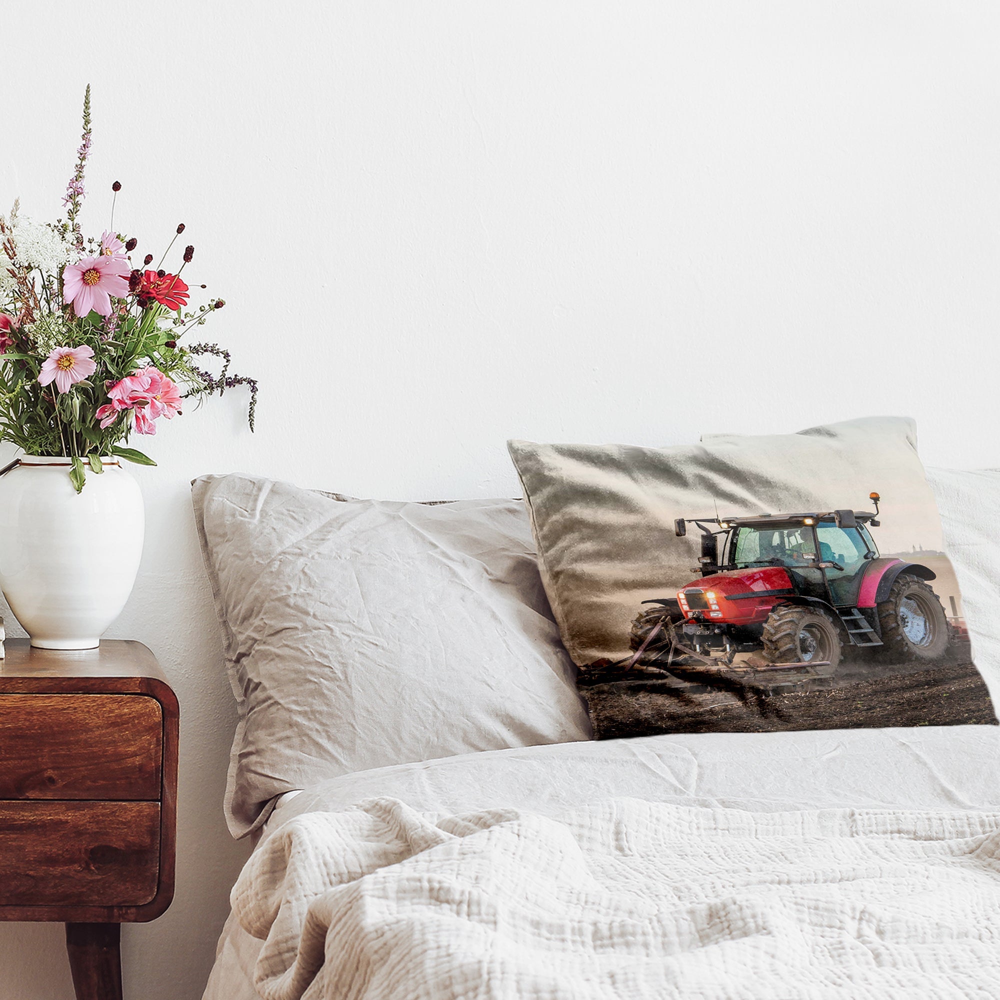 Coussin de santé avec grand tracteur