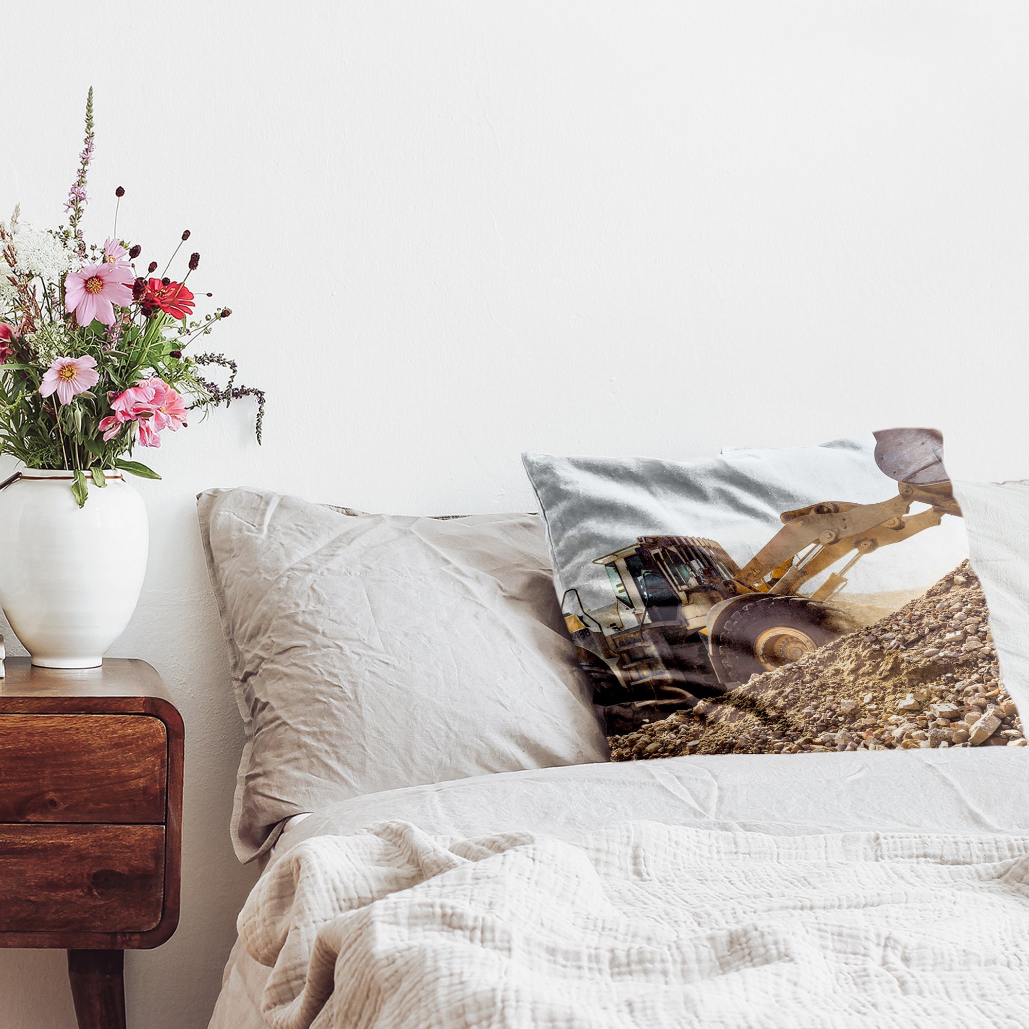 Coussin de santé Tracteur à la montagne