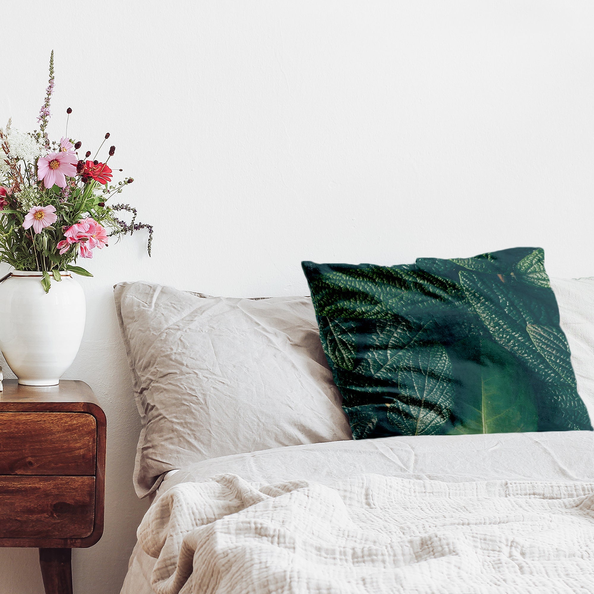 Coussin de santé Feuilles vertes