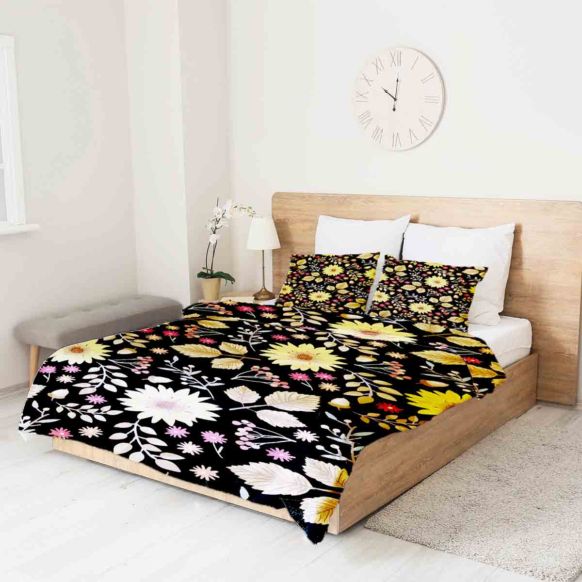 Original Therapiedecke - Ensemble de literie en coton avec tournesol