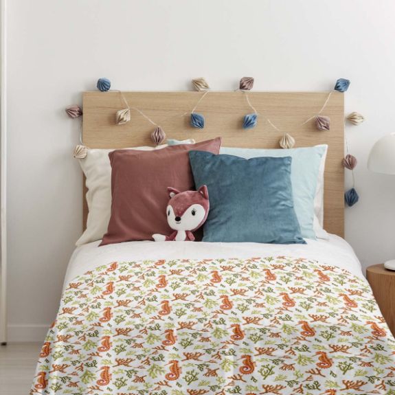 Couverture thérapeutique originale - Housse en coton hippocampe