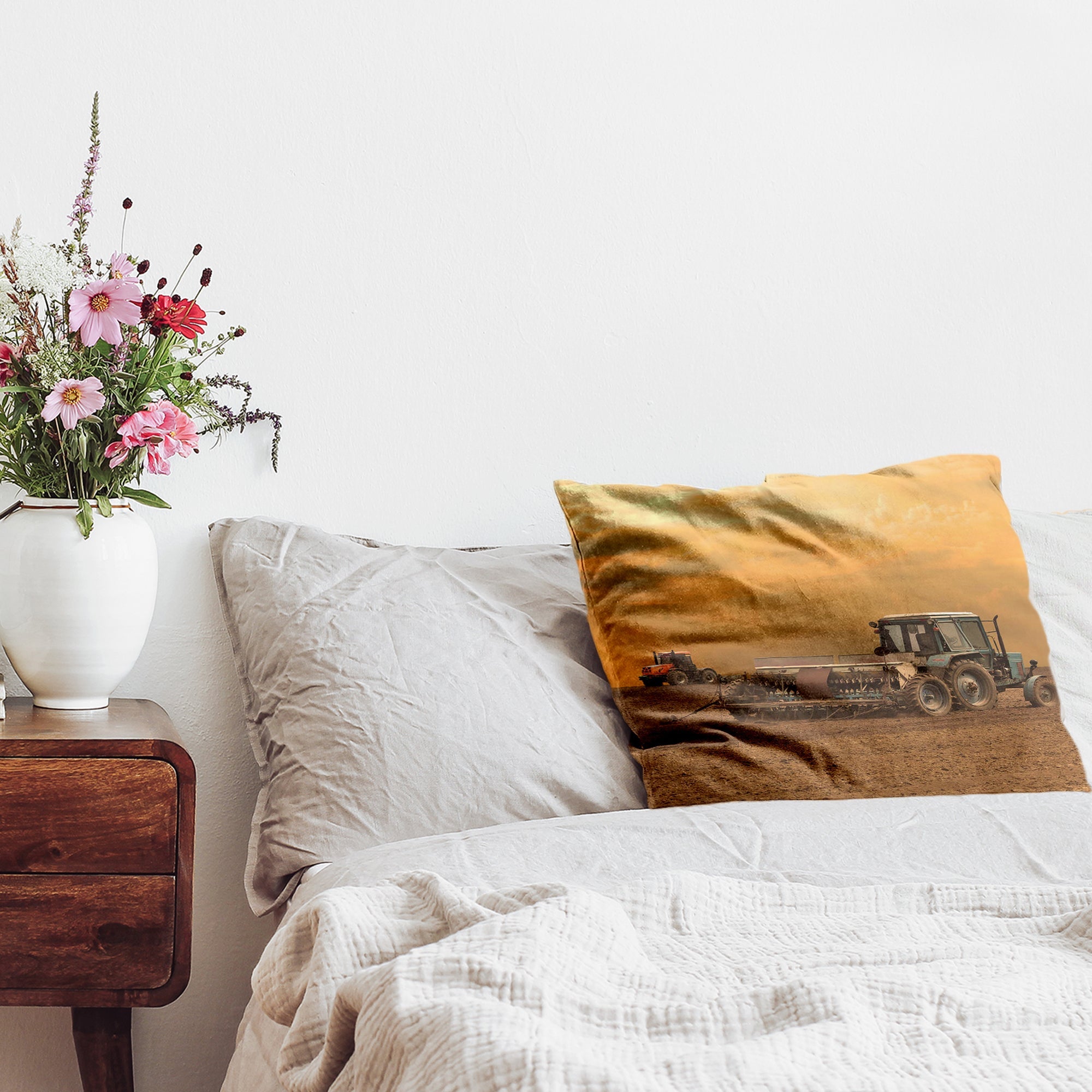 Coussin de santé Deux tracteurs