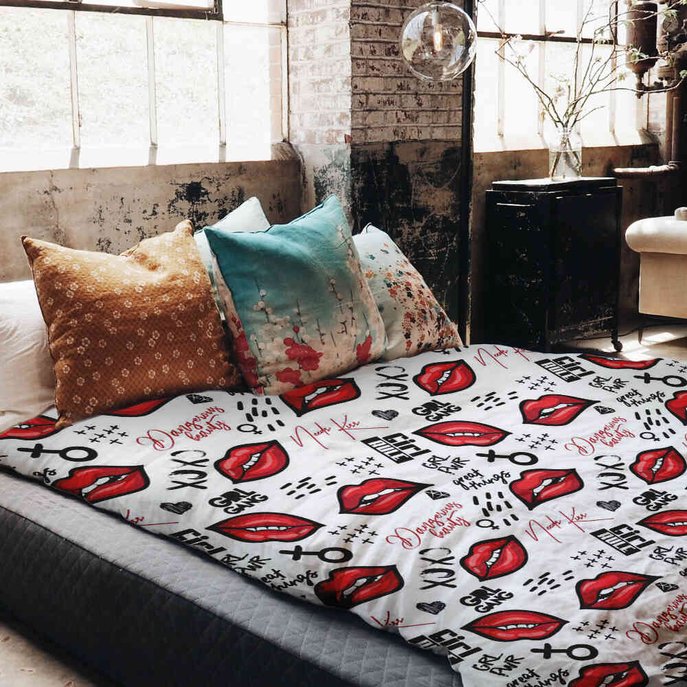 Ensemble de literie avec couverture thérapeutique XOXO