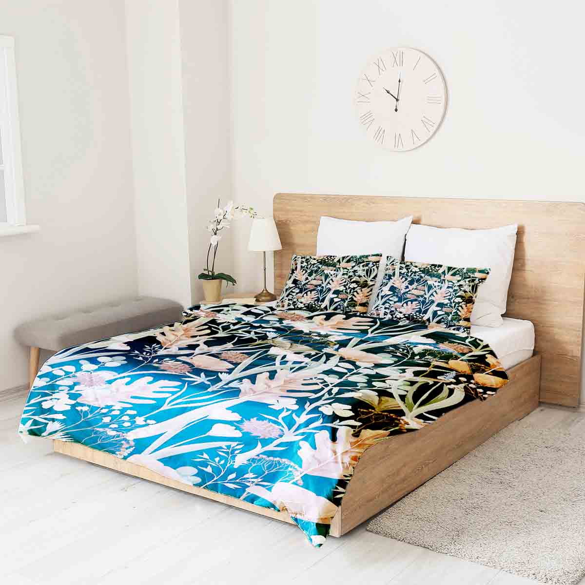 Couverture thérapeutique originale - Housse en coton Prairie d'automne