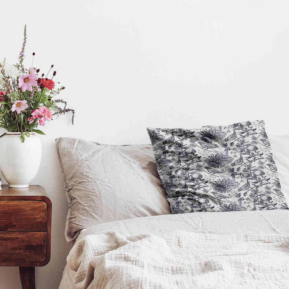 Coussin de santé gris printemps