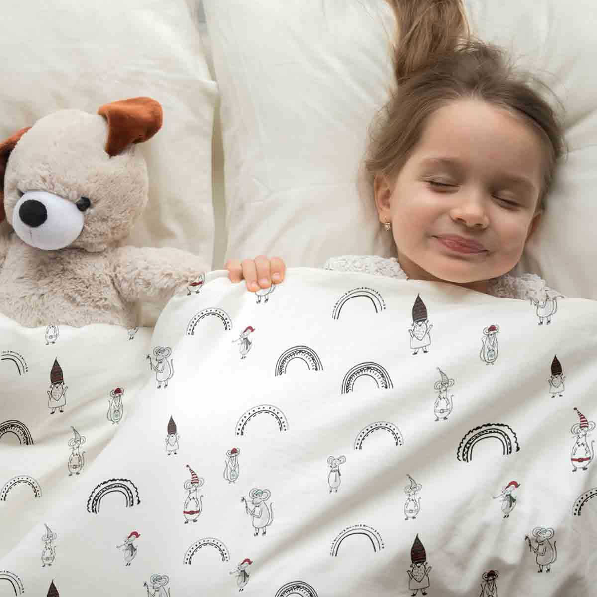 Original Therapiedecke - Ensemble de literie en coton Avec souris