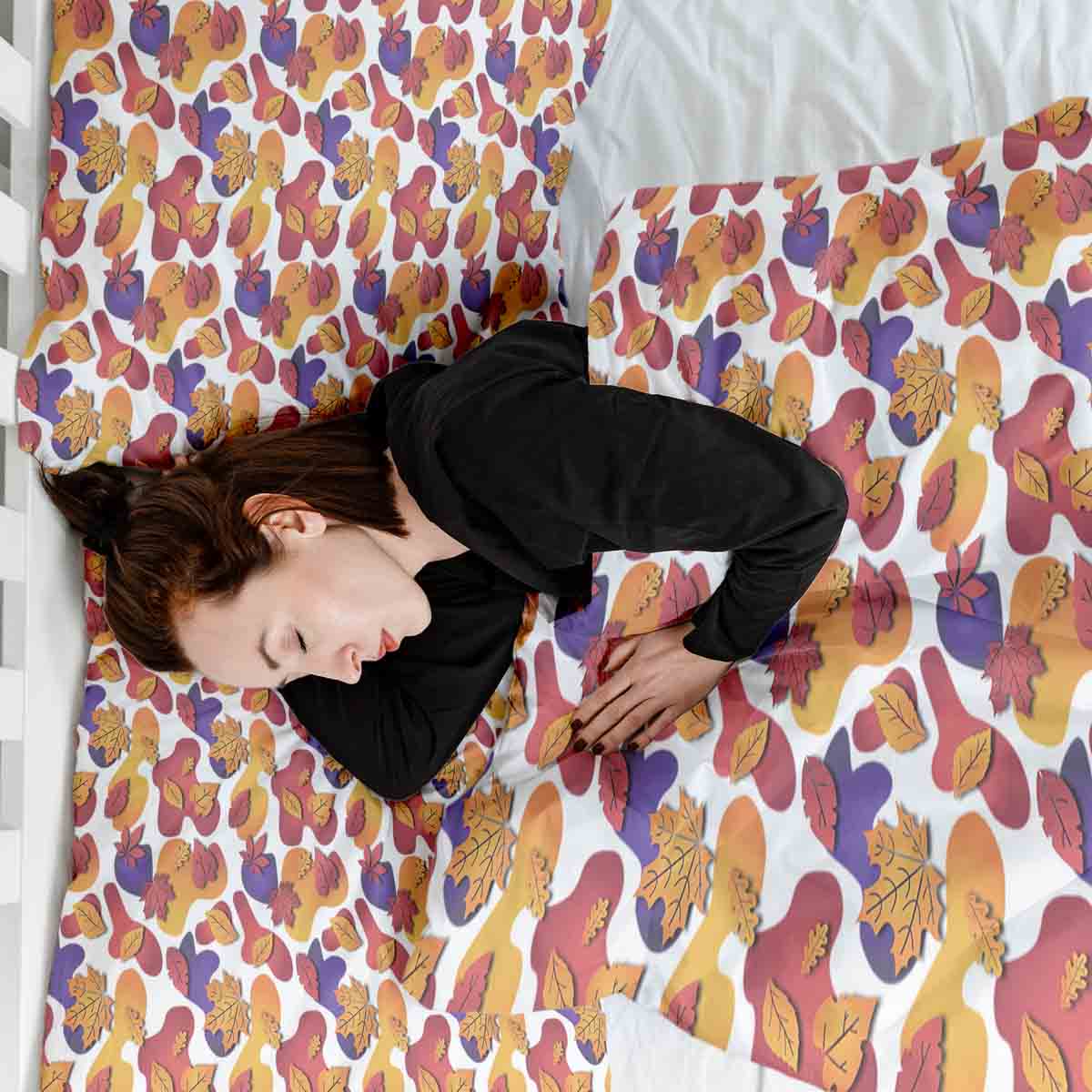 Original Therapiedecke - Ensemble de literie en coton TD motif taches colorées