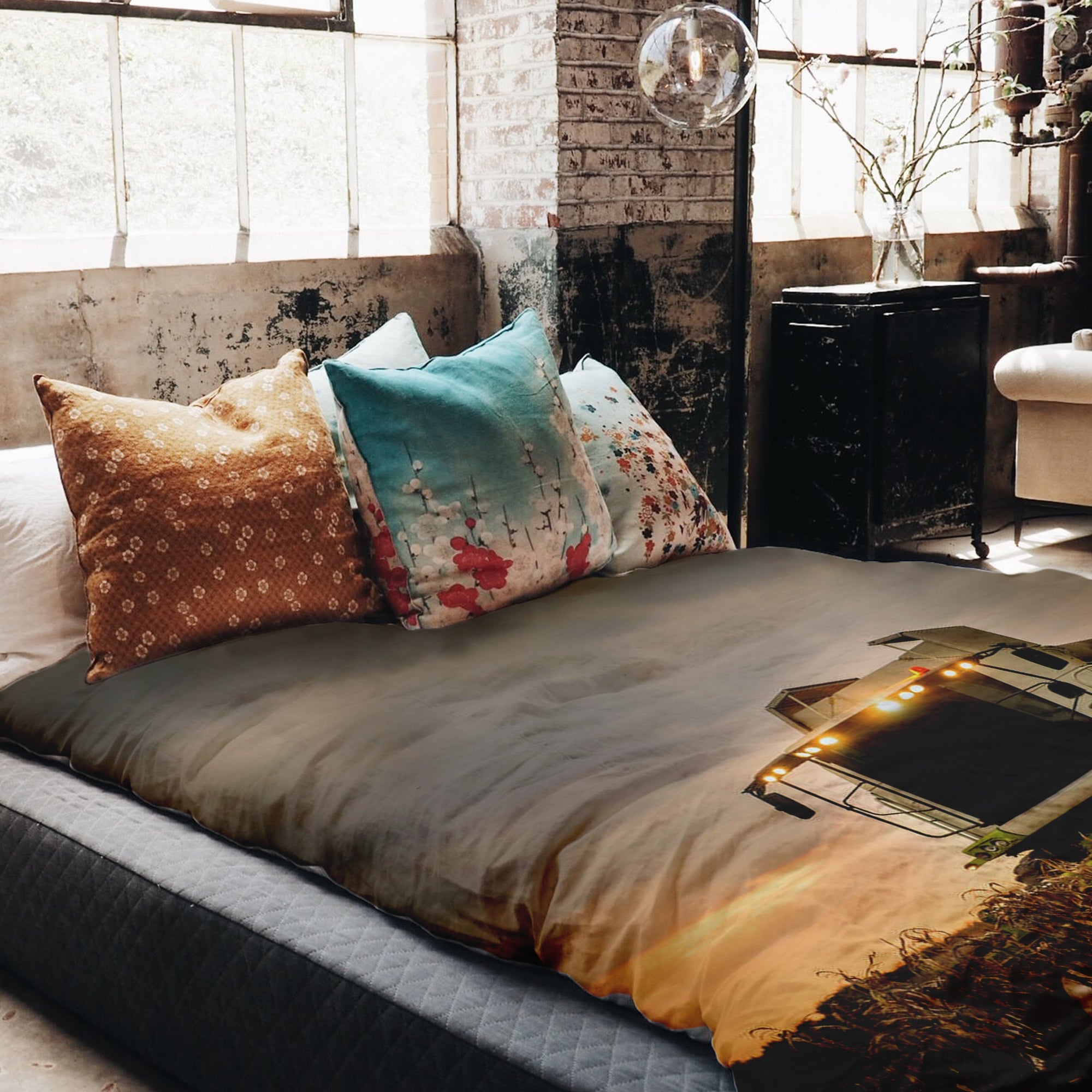 Couverture thérapeutique Ensemble de literie Marron Dreschmaschine