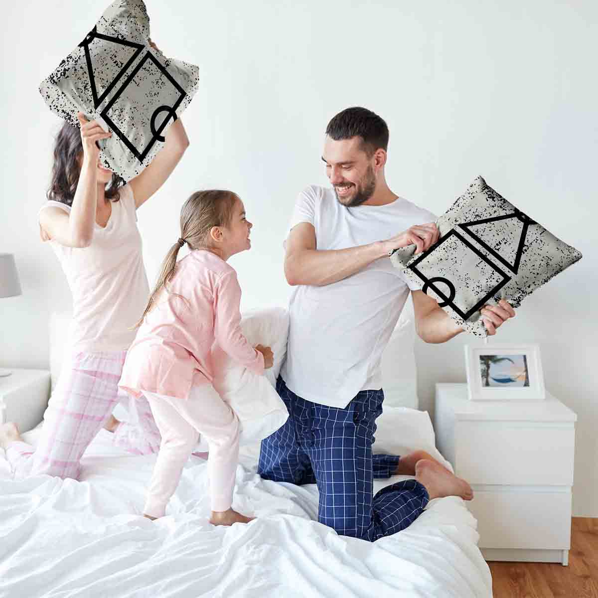 Coussin de santé blanc Formes Dalgona