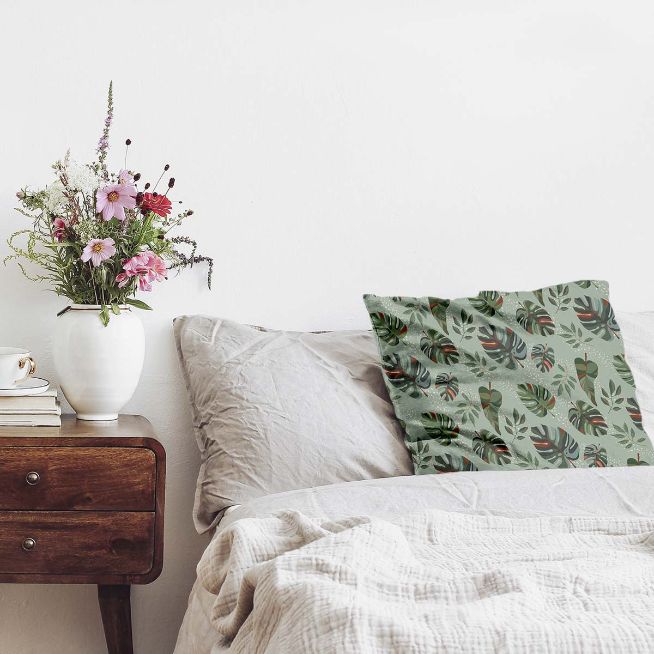 Coussin de santé Monstera sombre