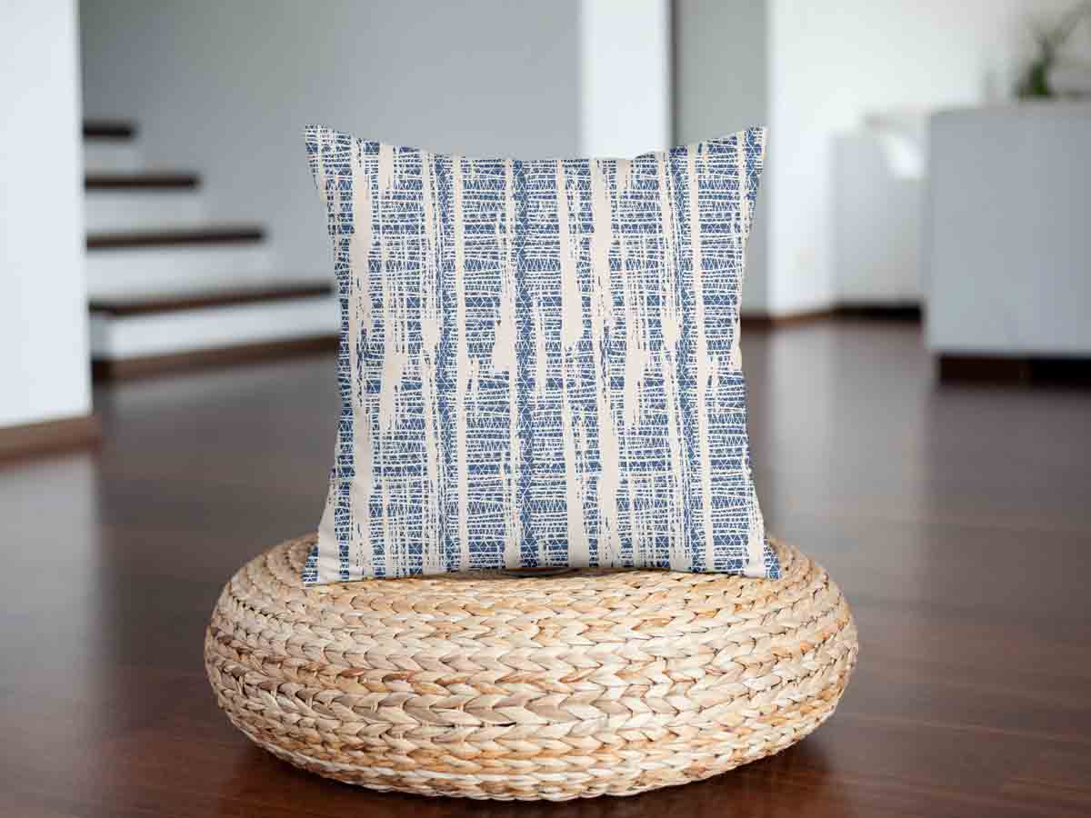 Coussin de santé avec motif bleu
