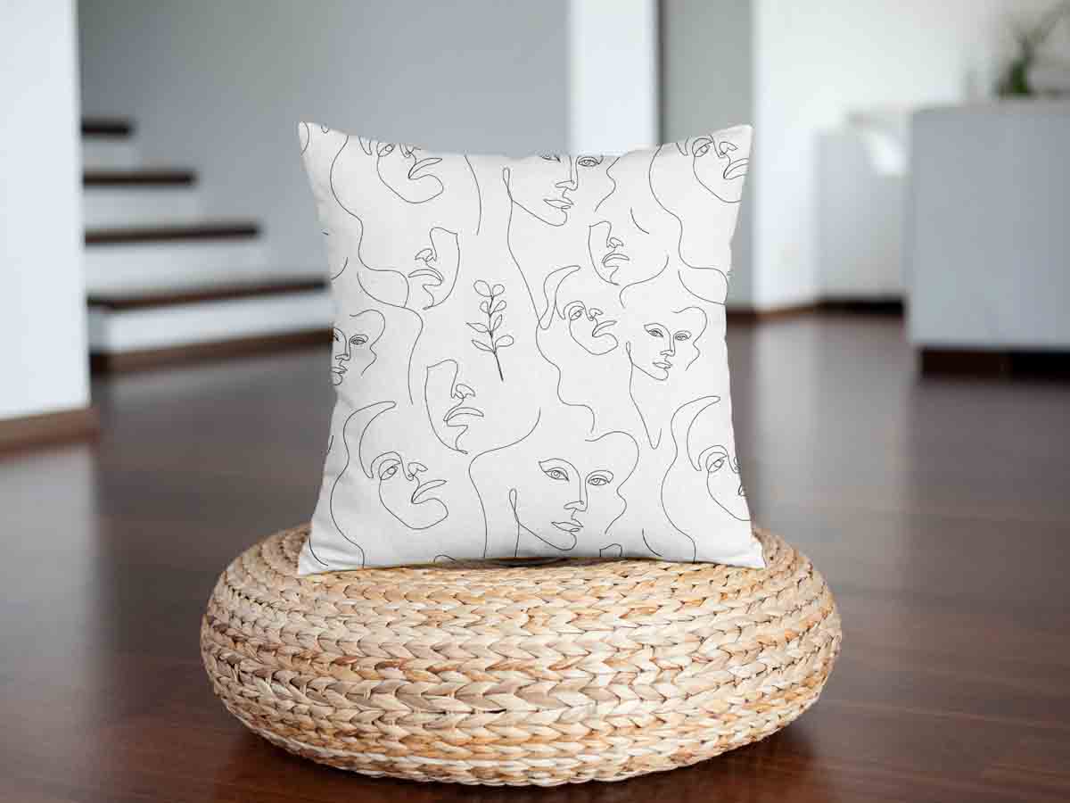 Coussin de santé visage de femme Boho