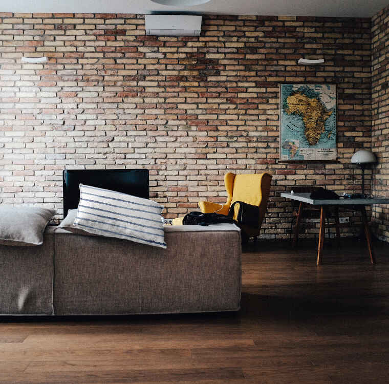 Coussin de santé rayures transversales bleues