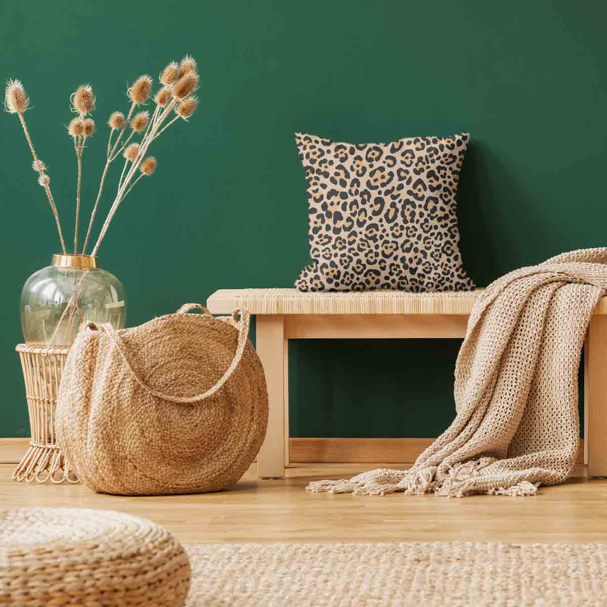 Coussin de santé imprimé léopard