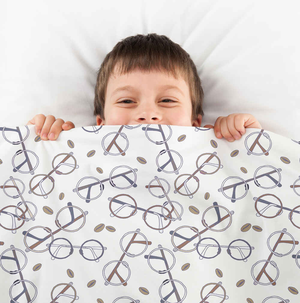 Original Therapiedecke - Ensemble de literie en coton lunettes de Harry