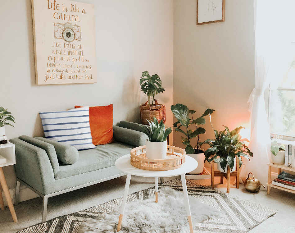 Coussin de santé rayures transversales bleues