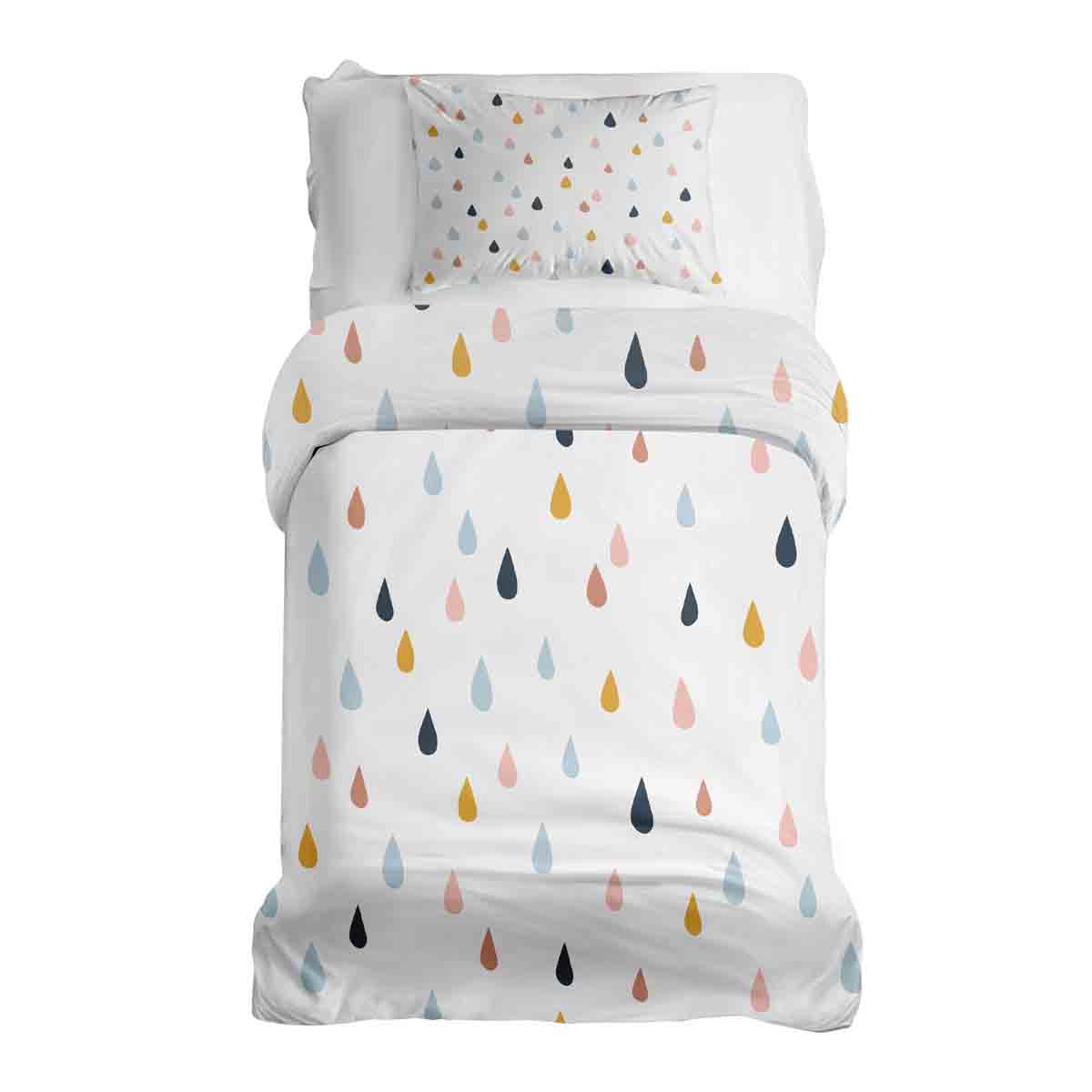 Couette thérapeutique originale - Ensemble de literie en coton avec gouttes colorées