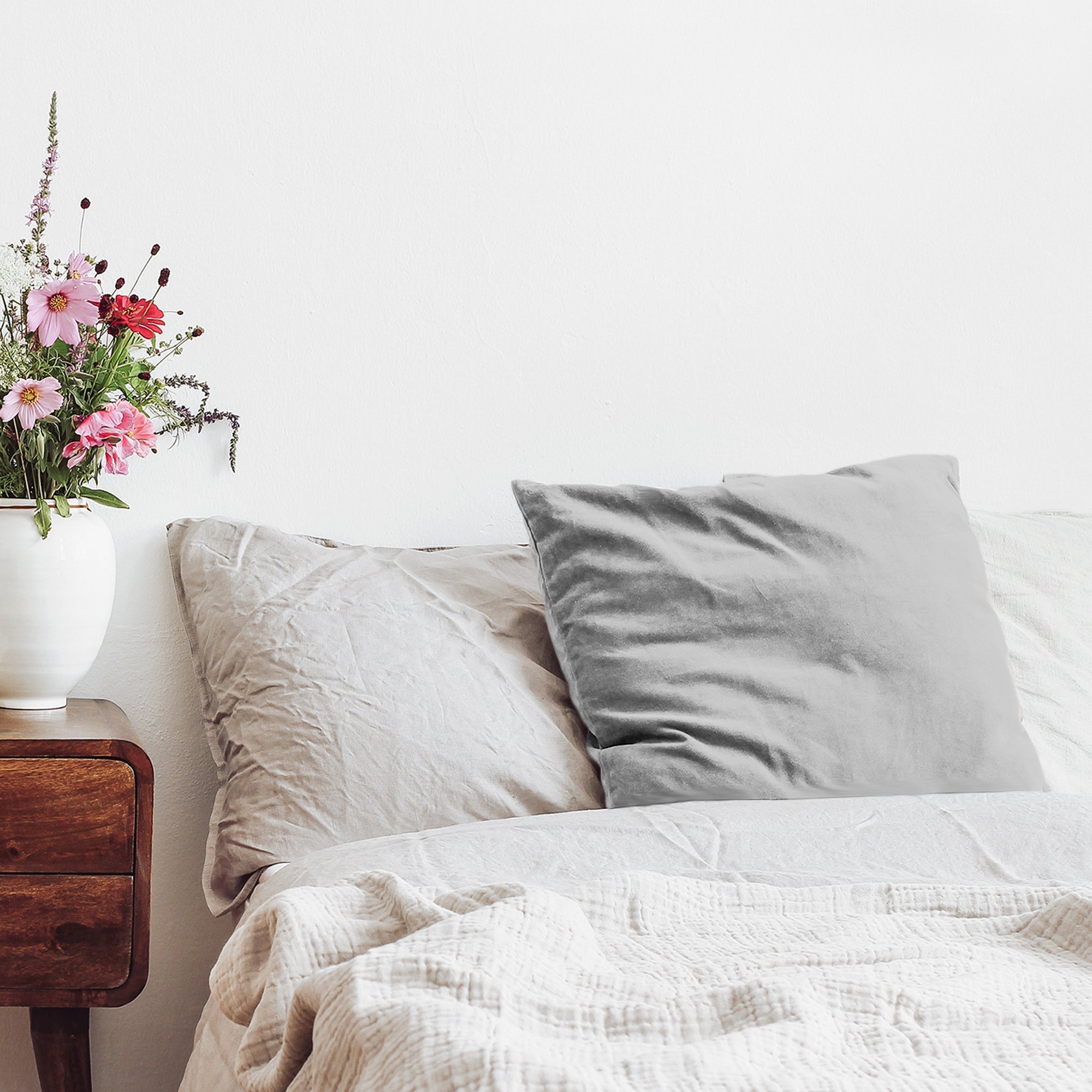 Coussin de santé gris clair