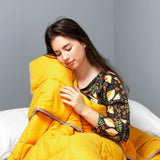 Couverture thérapeutique originale - Housse de couverture pondérée avec boucles pour enfants et adultes