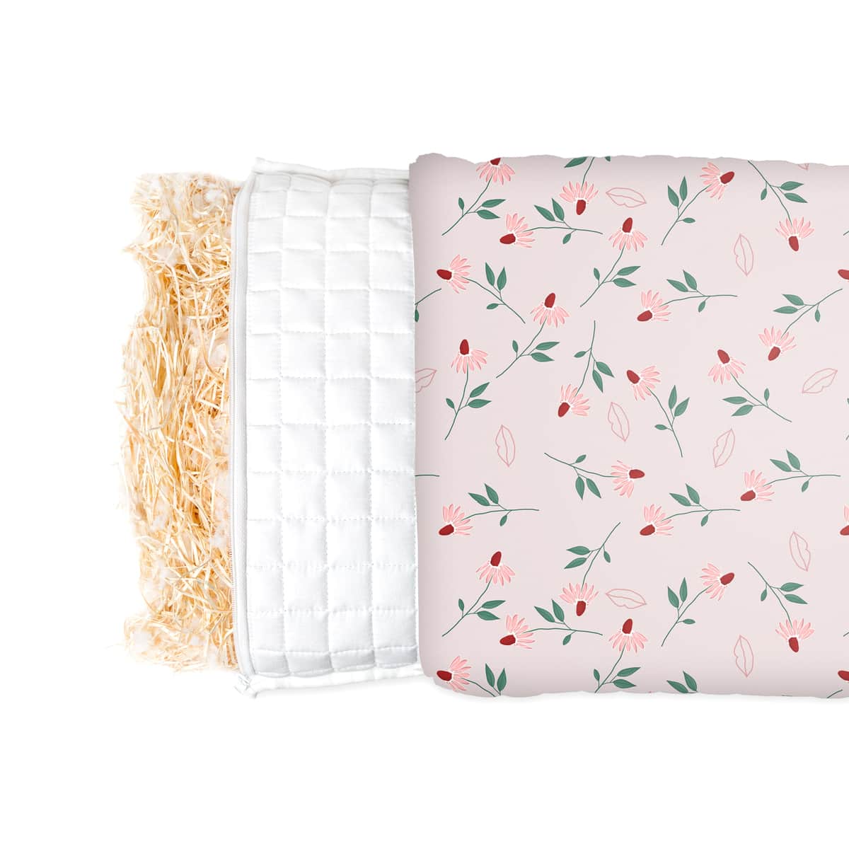 Coussin de santé avec motif marguerites pour enfants