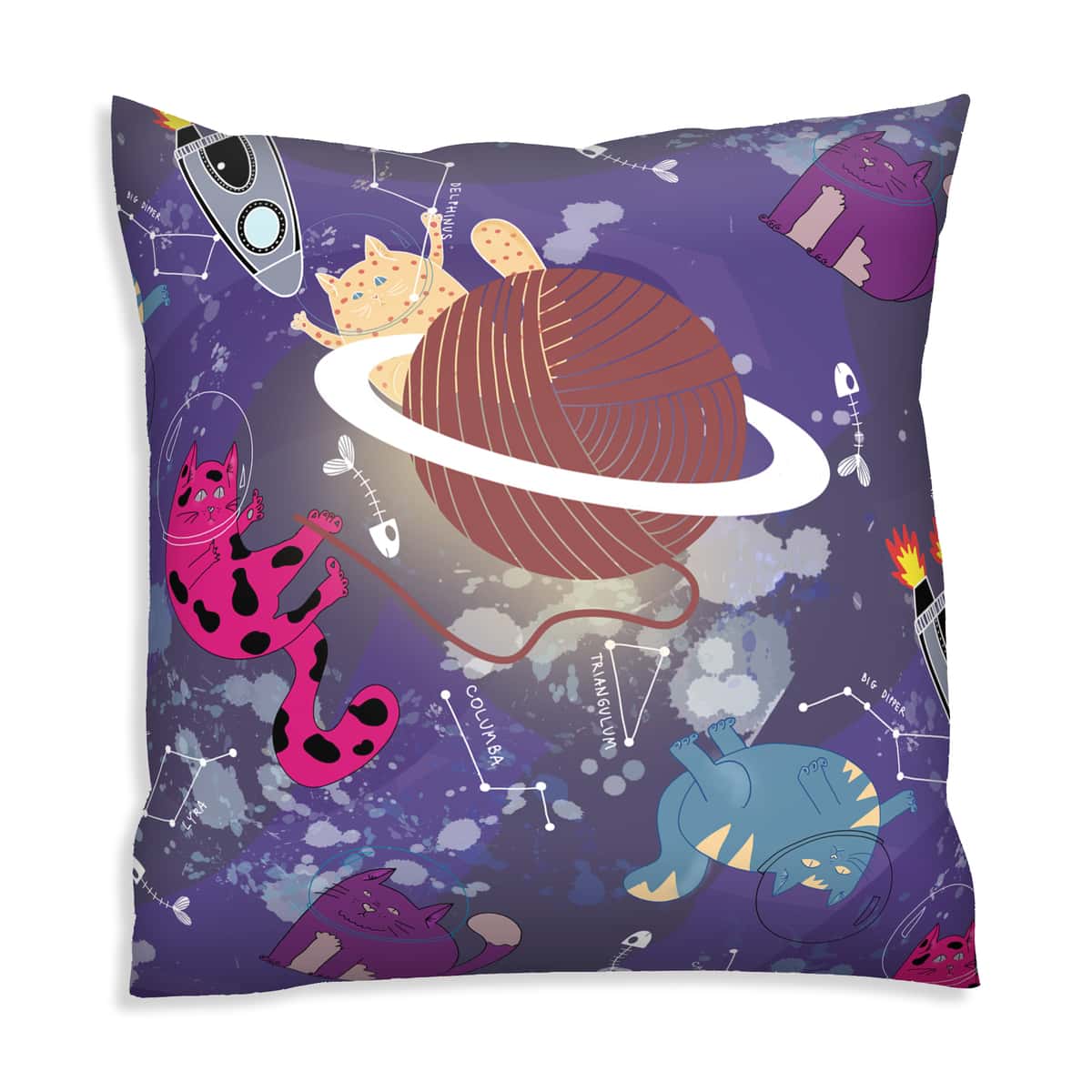 Coussin de santé avec motif espace pour enfants