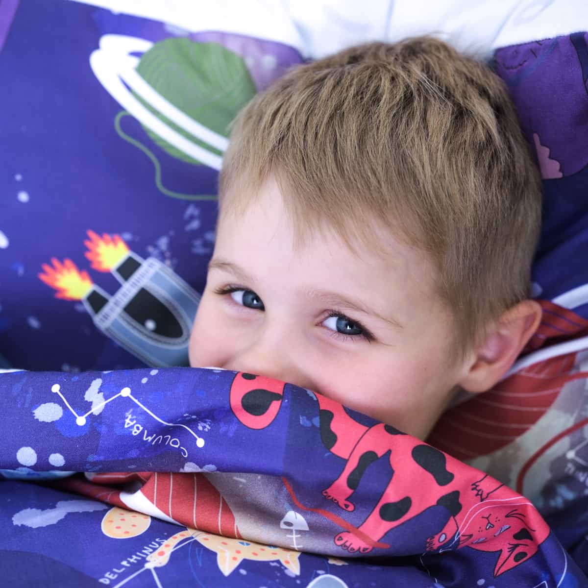 Coussin de santé avec motif espace pour enfants
