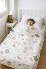 Couverture thérapeutique originale - Couverture pondérée magique avec housse en coton pour enfants et adultes