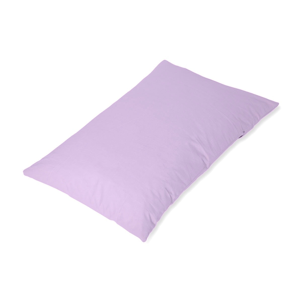 Coussin de santé avec housse en coton lavande pour adultes – housse de coussin vue de biais