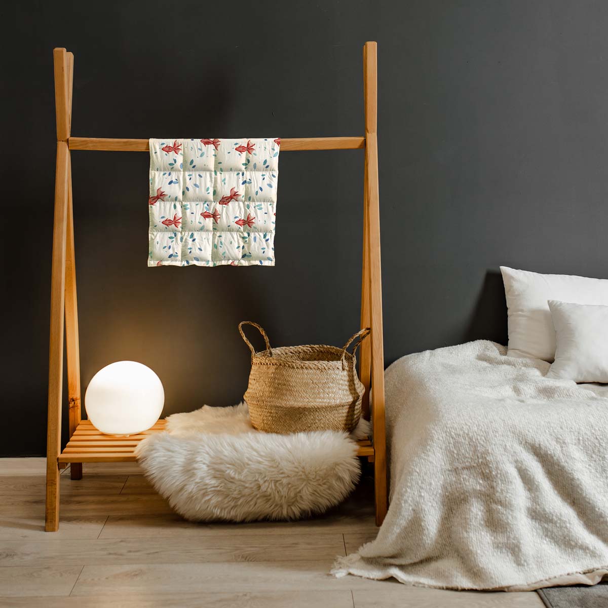 Coussin lesté pour enfants - motifs animaux marins