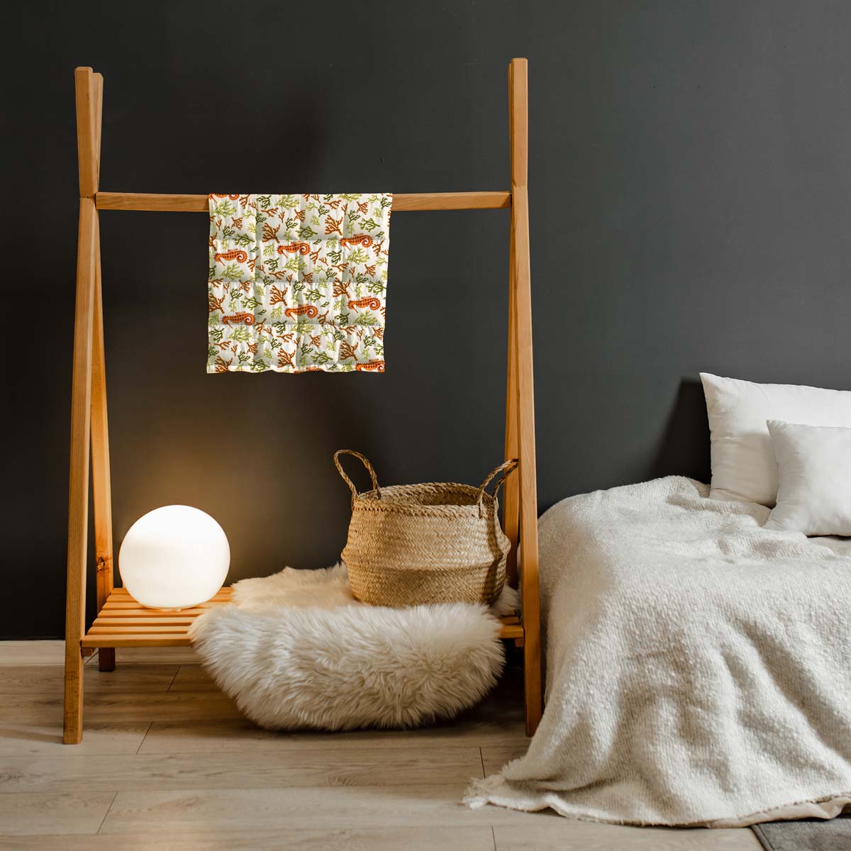 Coussin lesté pour enfants - motifs animaux marins