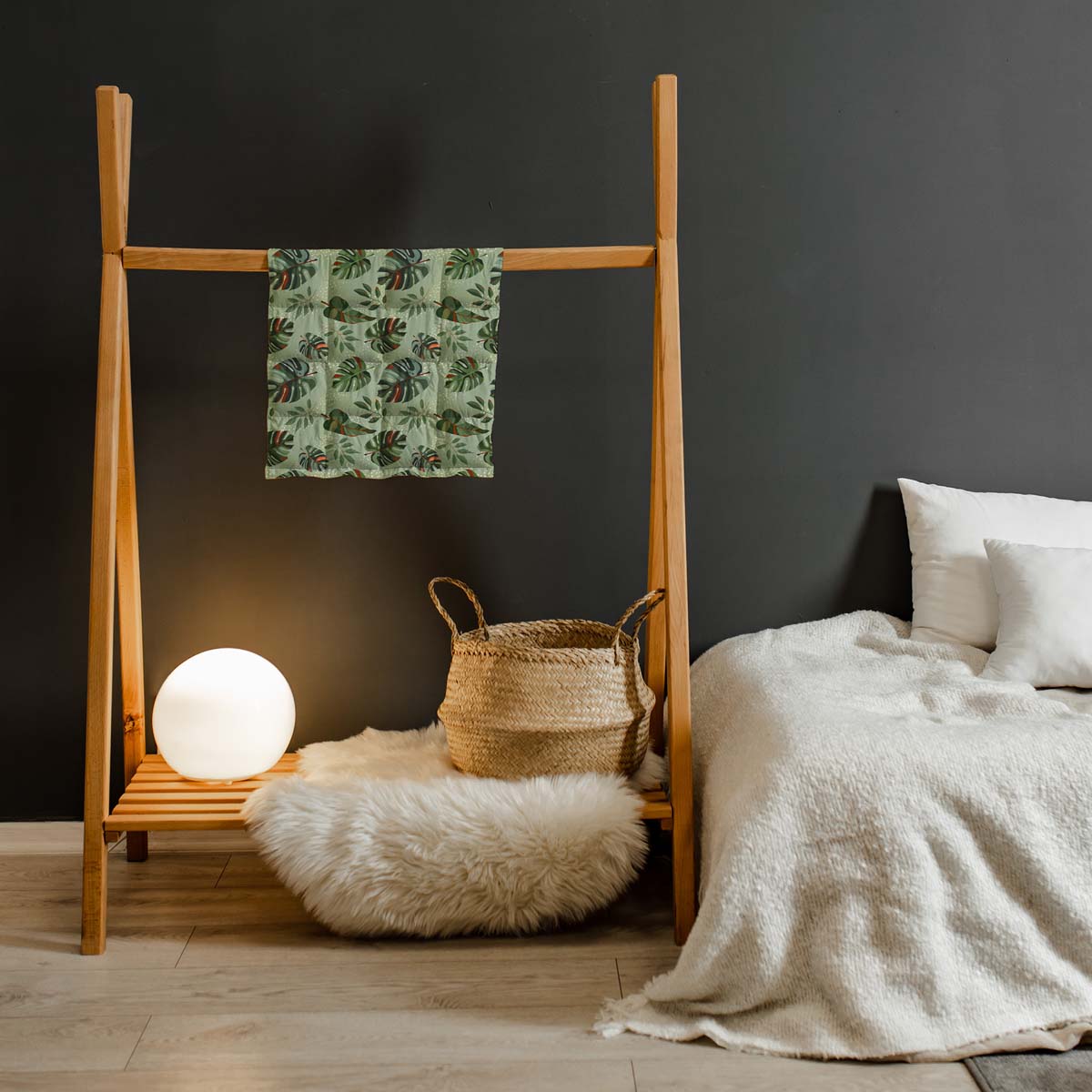 Coussin lesté pour enfants - motifs naturels