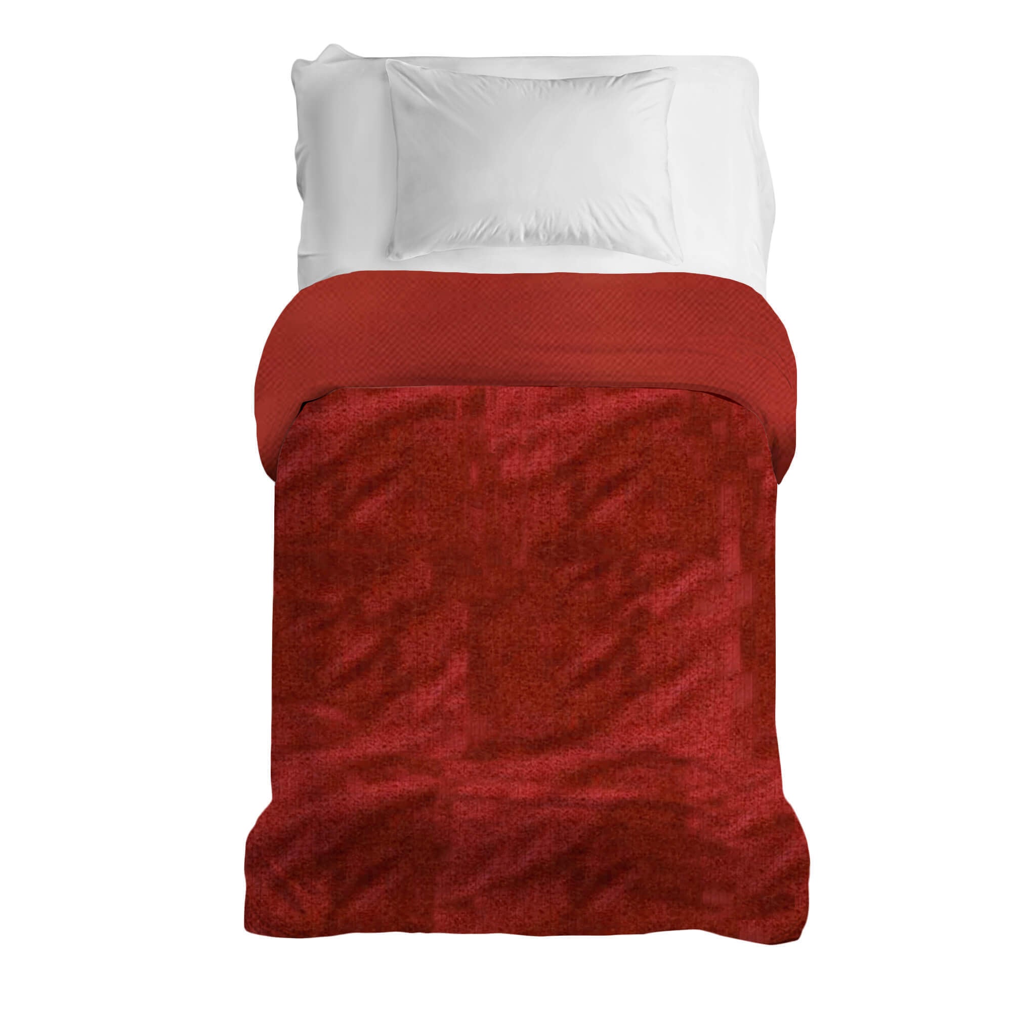 Couverture thérapeutique originale - Housse 4 saisons en rouge