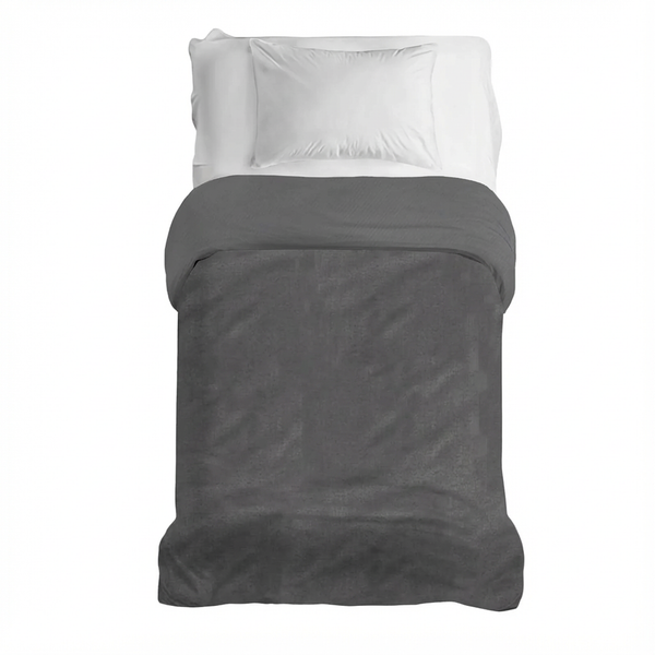 Couverture thérapeutique originale - Housse 4 saisons en gris