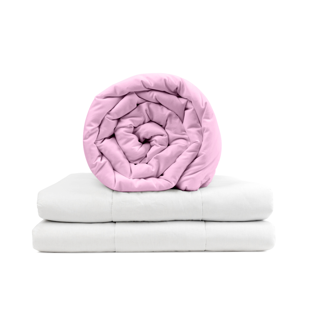 Couverture de Thérapie Originale - Couverture Pondérée avec Housse en Coton Rose pour Enfants