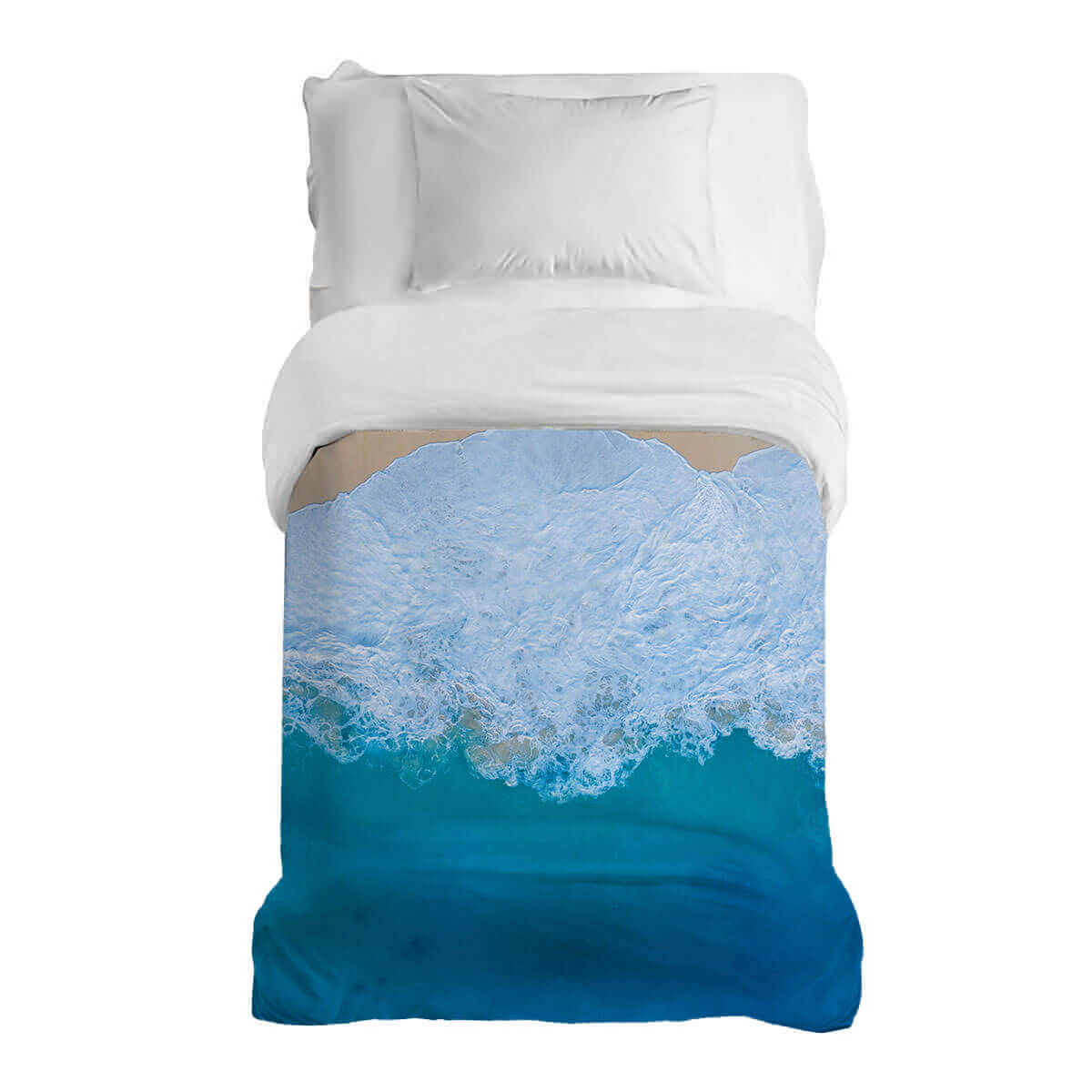 Couverture thérapeutique originale - Housse en coton Bruit de la mer