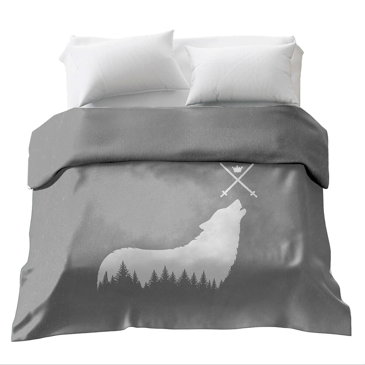 Couverture thérapeutique originale - Housse en coton Schattenwolf
