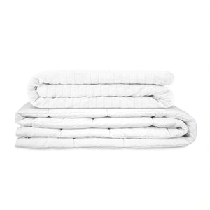 Couverture thérapeutique originale - Couverture pondérée avec housse 4 saisons en vert sapin pour adultes