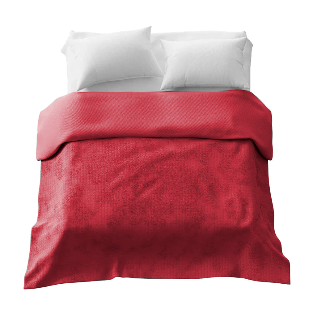 Couverture thérapeutique originale - Housse 4 saisons en rose