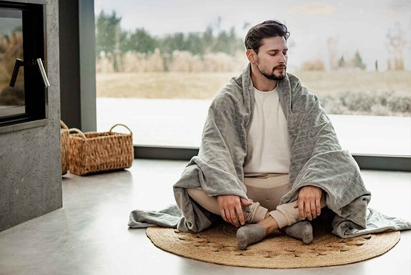 Couvertures thérapeutiques contre le stress