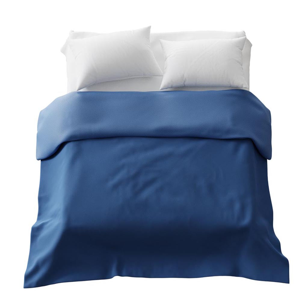 Couverture thérapeutique originale - Housse en coton bleu