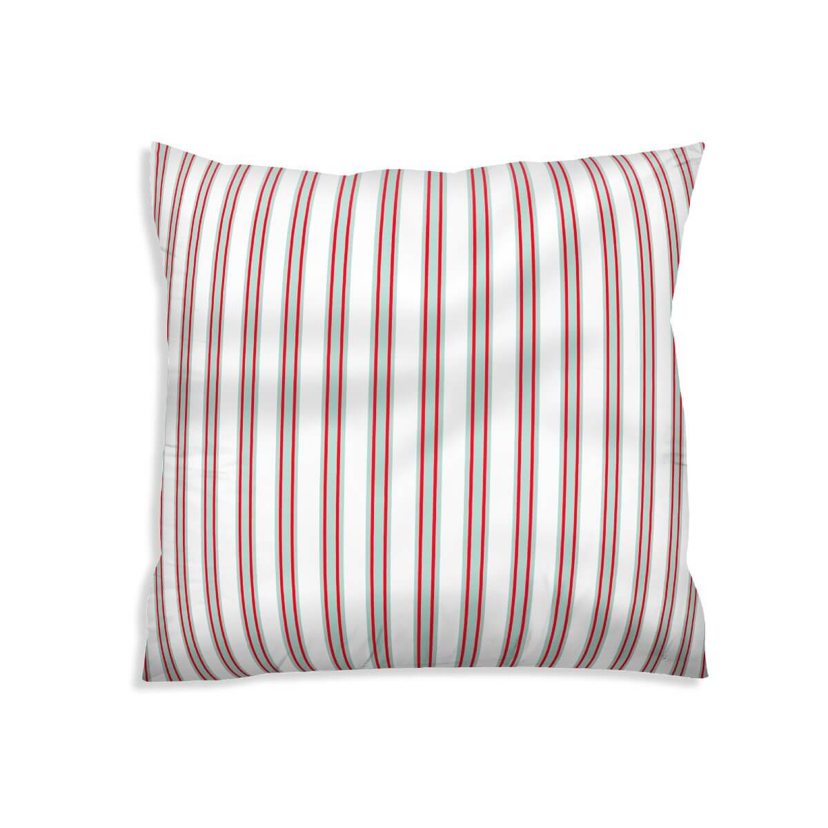 Coussin de santé rayé rouge vert pour adultes