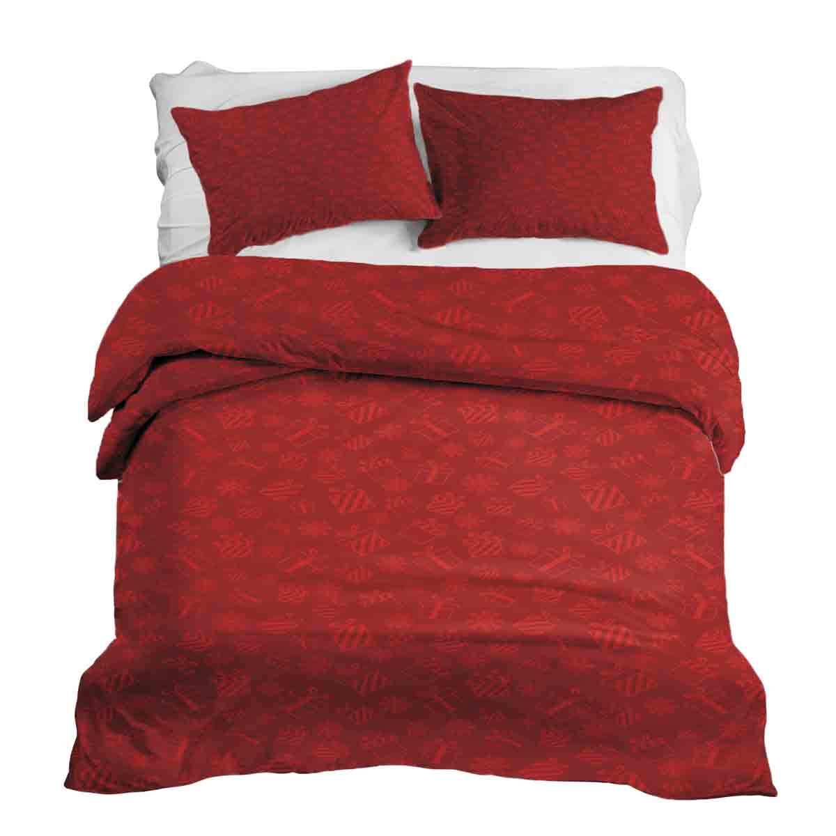 Original Therapiedecke - Ensemble de literie en coton Rouge Cadeaux